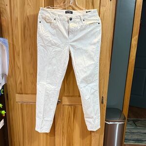 Buffalo David Bitton Women's White Skinny Jeans